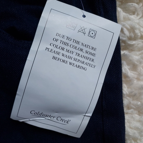 Coldwater Creek Knit Denim Cropped Jeans 24W NWT - Picture 7 of 9